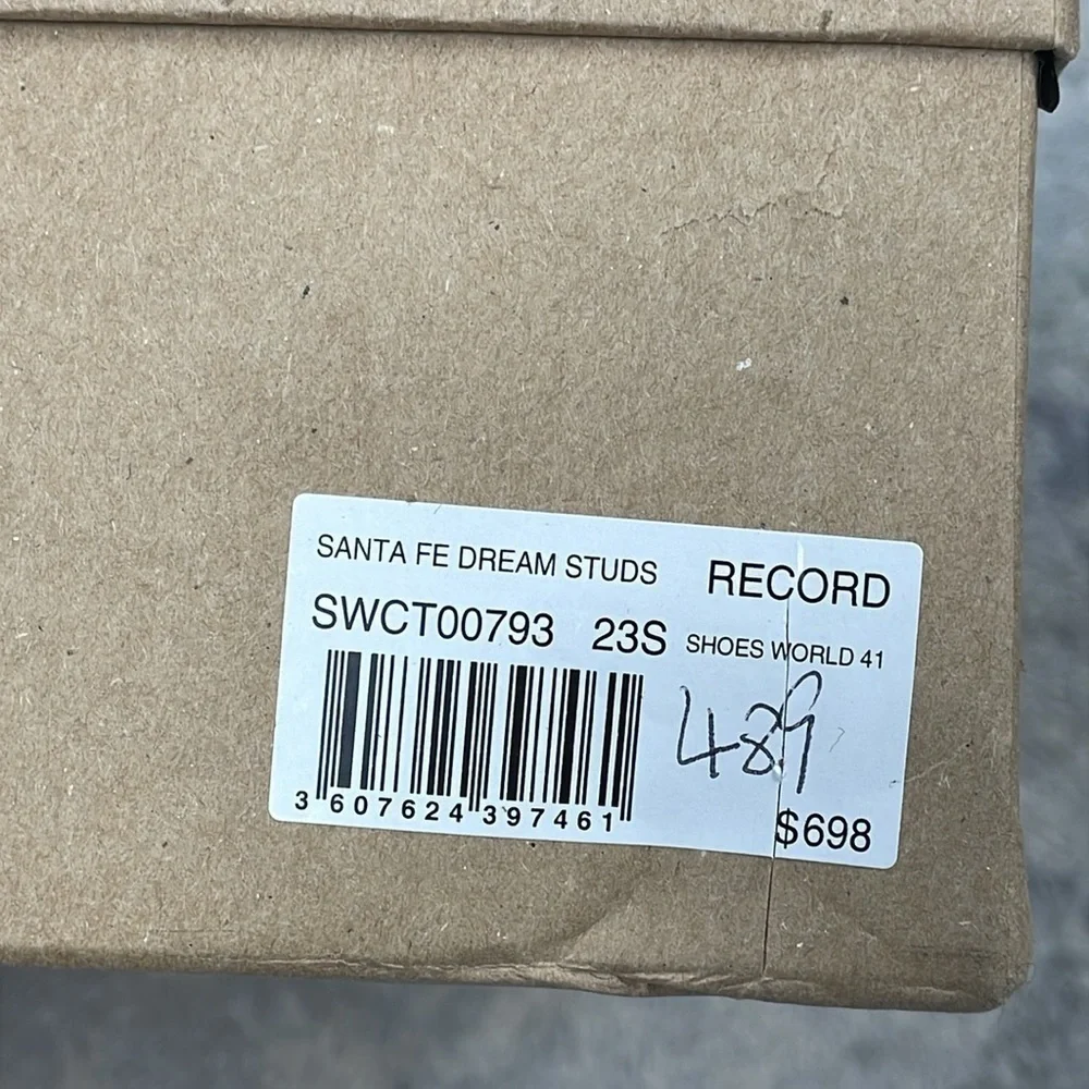 NIB Zadig & Voltaire Santa Fe Dream Studs Ankle Boots Southwestern Suede 41